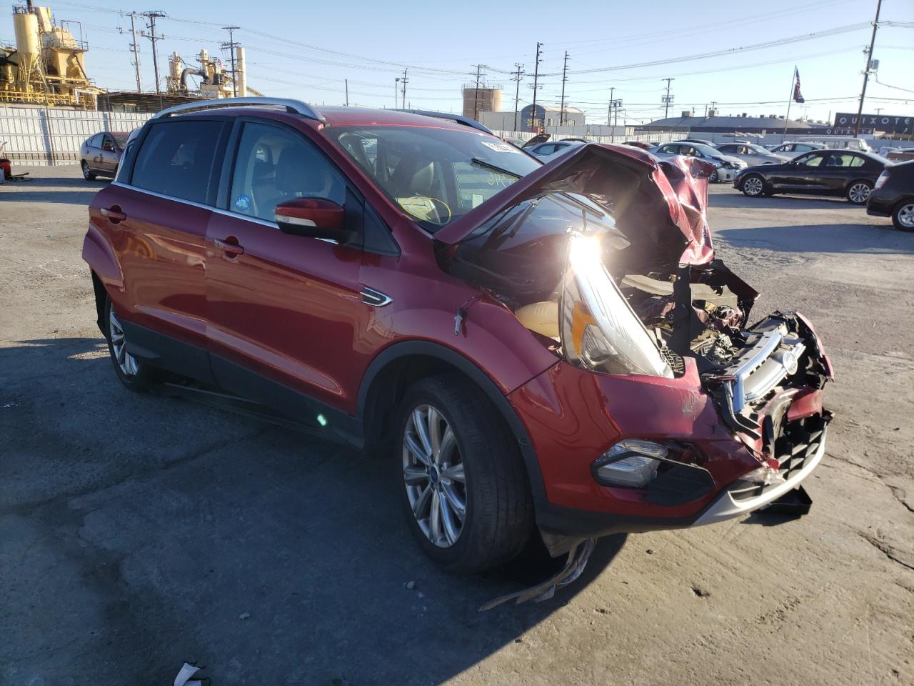 FORD ESCAPE TIT 2017 z numerem VIN 1FMCU0JD2HUE73899 - Zdjęcie z aukcji