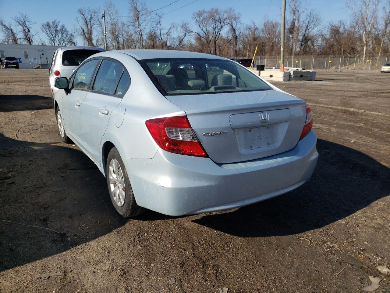 Photo 3 from auction – 2012 HONDA CIVIC LX with VIN 19XFB2E59CE004239