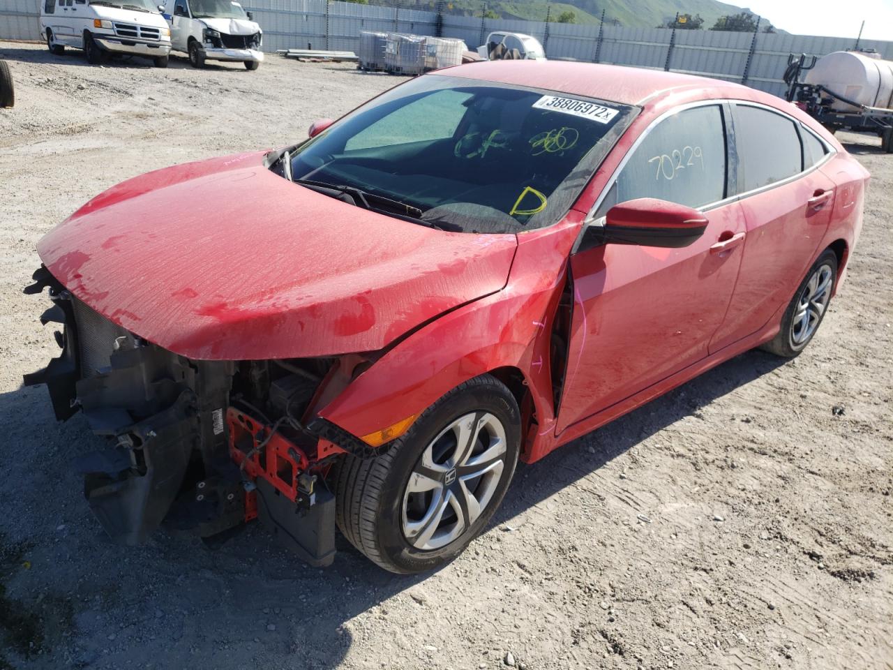 Photo 2 from auction – 2017 HONDA CIVIC LX with VIN 2HGFC2F5XHH521669