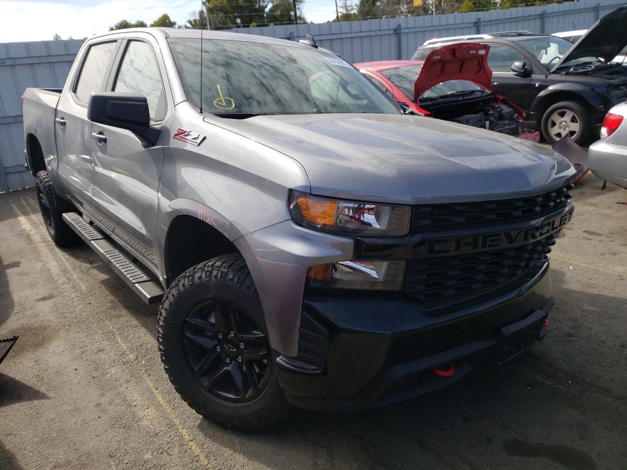 CHEVROLET SILVERADO 2021 with VIN 1GCPYCEF0MZ345875 - Photo from auction