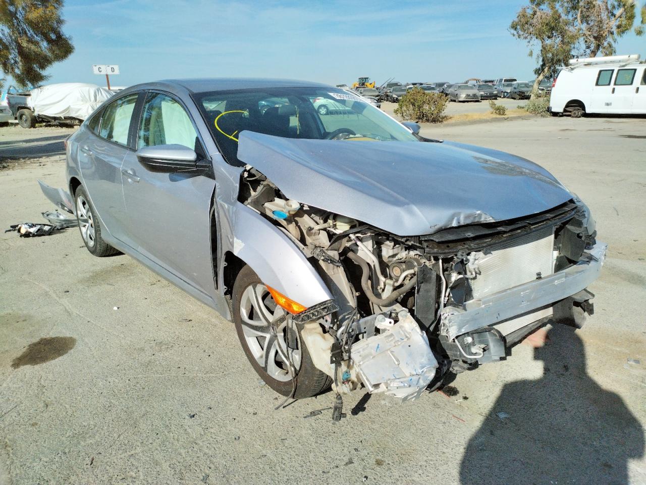 HONDA CIVIC LX 2017 with VIN 2HGFC2F57HH558372 - Photo from auction