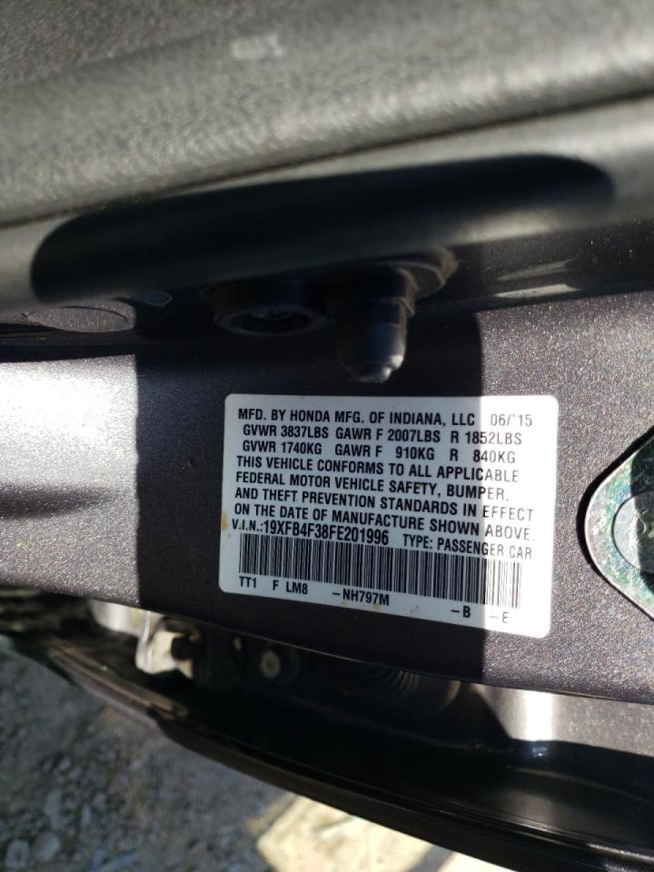 Photo 10 from auction – 2015 HONDA CIVIC HYBR with VIN 19XFB4F38FE201996