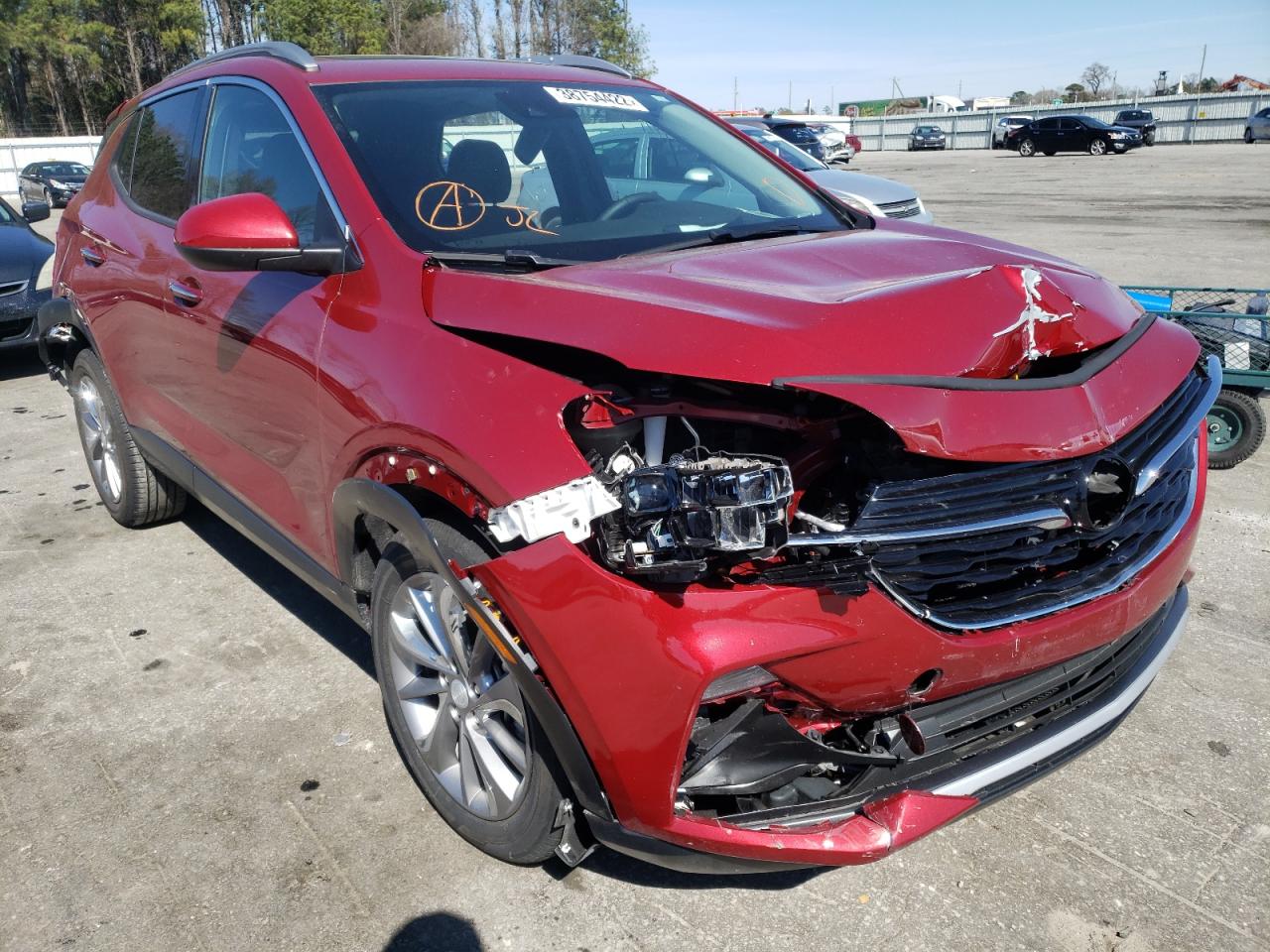 BUICK ENCORE GX 2020 with VIN KL4MMFSL4LB104283 - Photo from auction