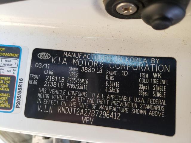 Zdjęcie 10 z aukcji – 2011 KIA SOUL + z VIN KNDJT2A27B7296412