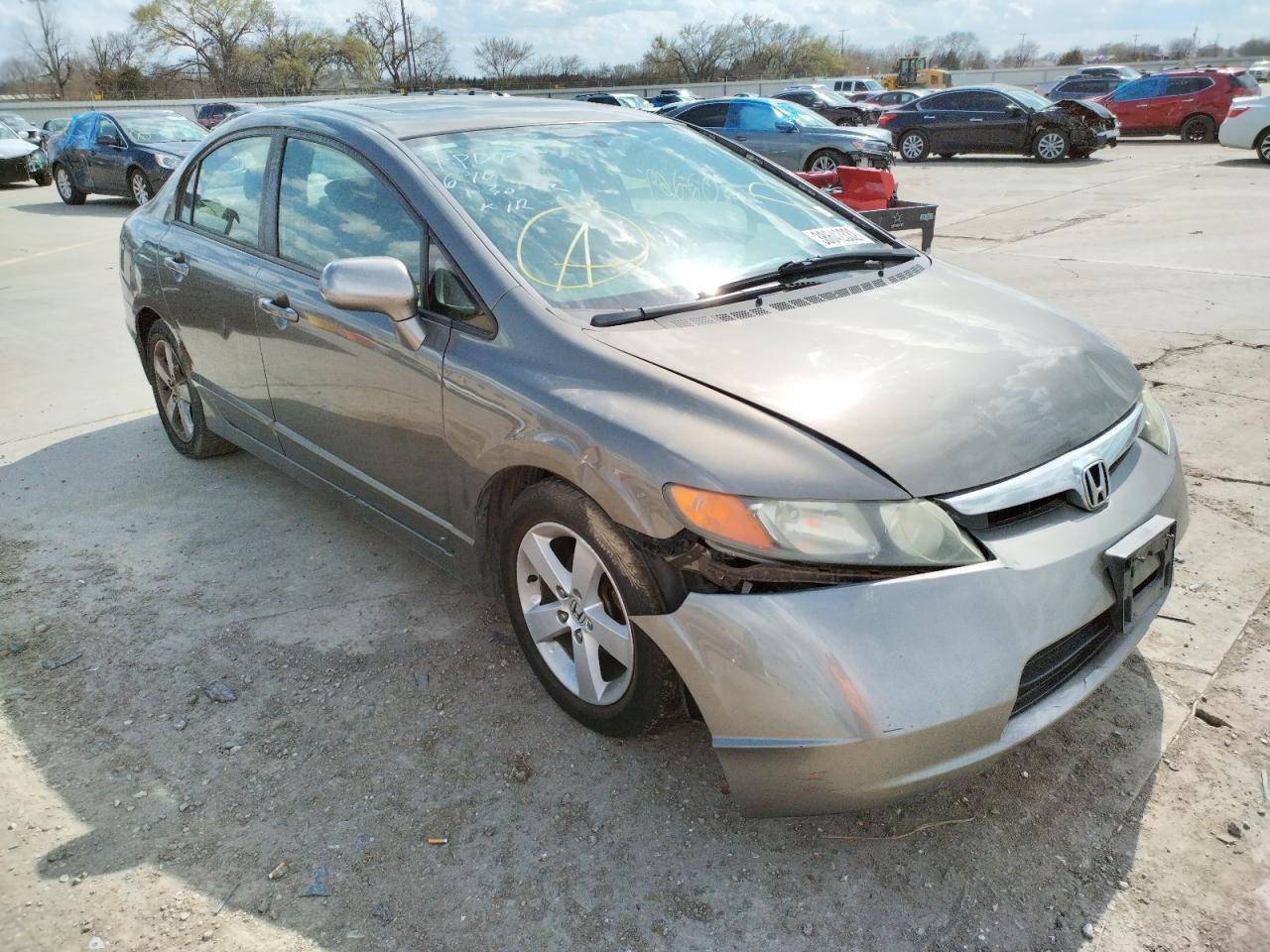 HONDA CIVIC EX 2007 with VIN 1HGFA16827L041900 - Photo from auction