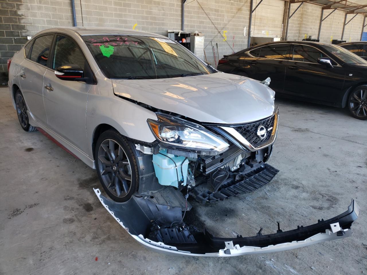 NISSAN SENTRA SR 2017 with VIN 3N1CB7AP9HY323754 - Photo from auction