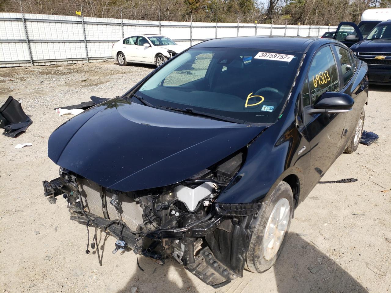 Photo 2 from auction – 2019 TOYOTA PRIUS with VIN JTDKARFU3K3097328