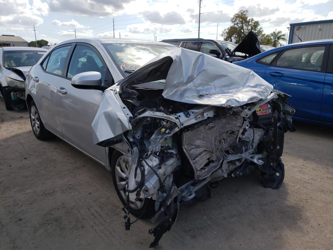 TOYOTA COROLLA L 2016 with VIN 2T1BURHE2GC495979 - Photo from auction