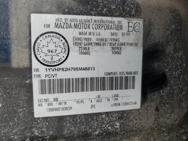 Photo 10 from auction – 2009 MAZDA 6 I with VIN 1YVHP82H795M48813