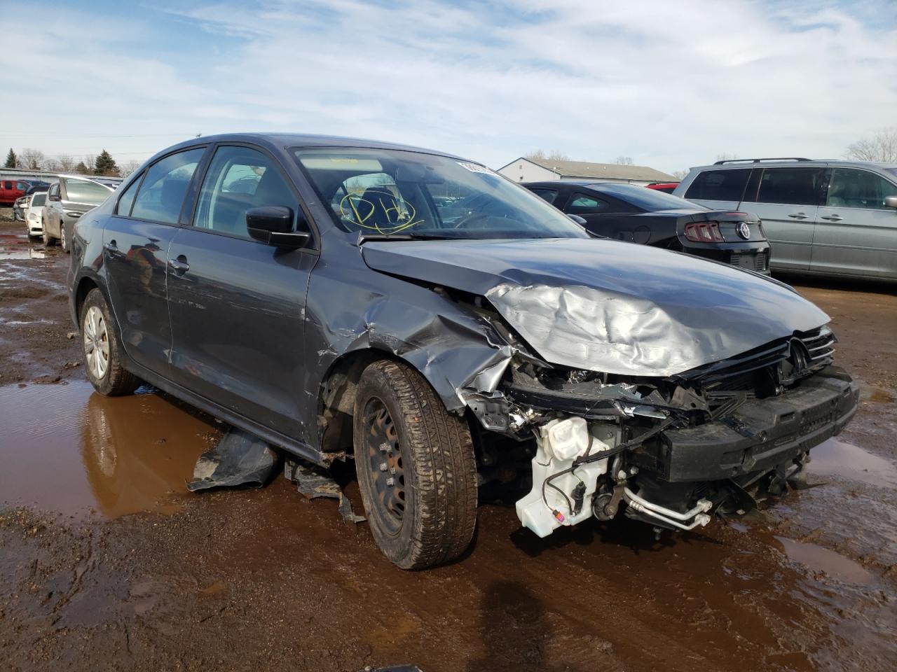 VOLKSWAGEN JETTA BASE 2014 with VIN 3VW2K7AJ1EM328483 - Photo from auction