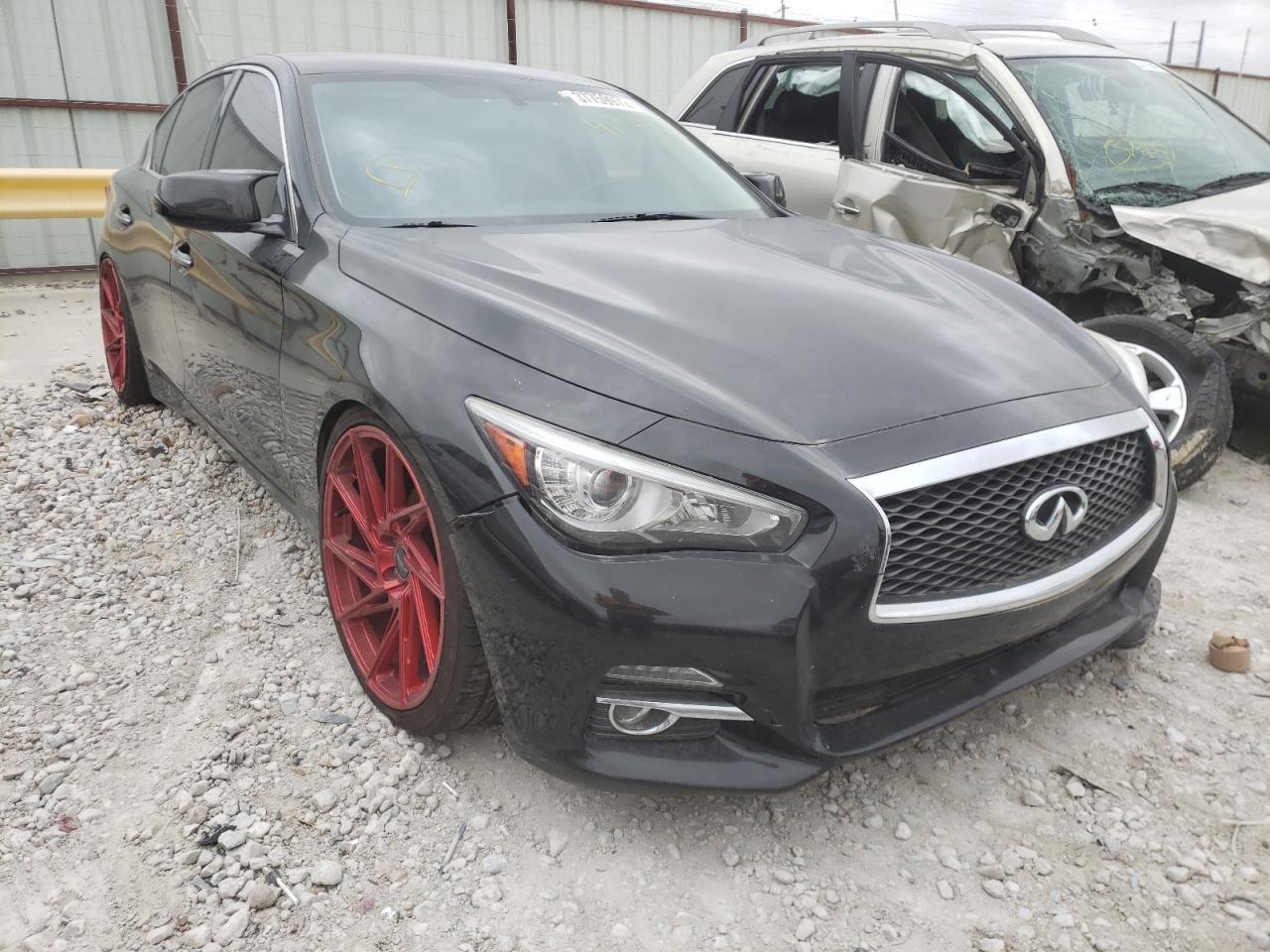 INFINITI Q50 BASE 2015 with VIN JN1BV7AR9FM419209 - Photo from auction