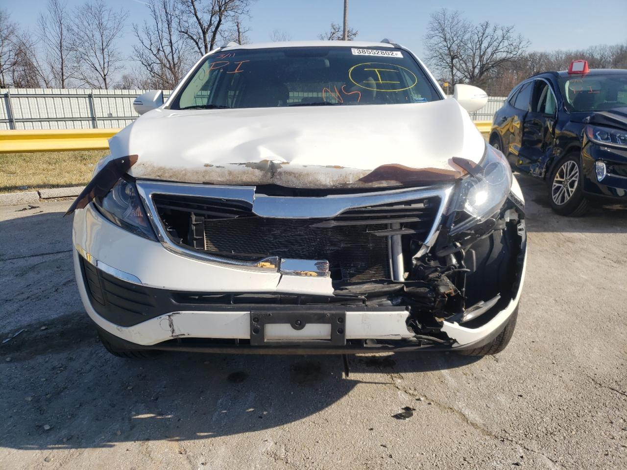 Photo 9 from auction – 2012 KIA SPORTAGE L with VIN KNDPBCA27C7250549
