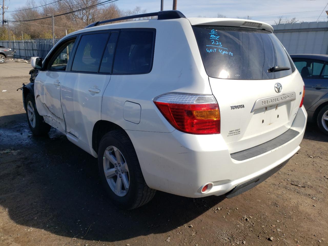 Photo 3 from auction – 2008 TOYOTA HIGHLANDER with VIN JTEES41A982045318
