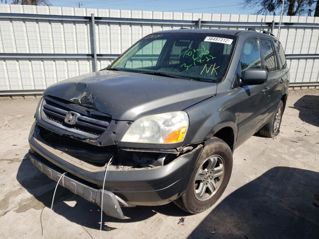 Photo 2 from auction – 2003 HONDA PILOT EXL with VIN 2HKYF18633H545634
