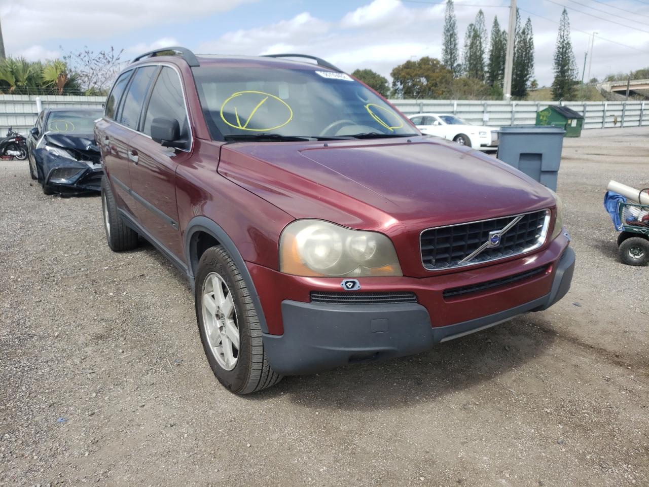 VOLVO XC90 2004 with VIN YV1CY59HX41041080 - Photo from auction