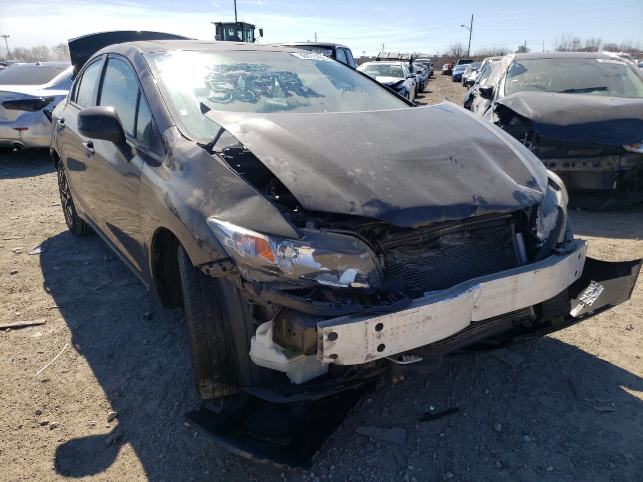 HONDA CIVIC EX 2013 with VIN 2HGFB2F89DH535392 - Photo from auction