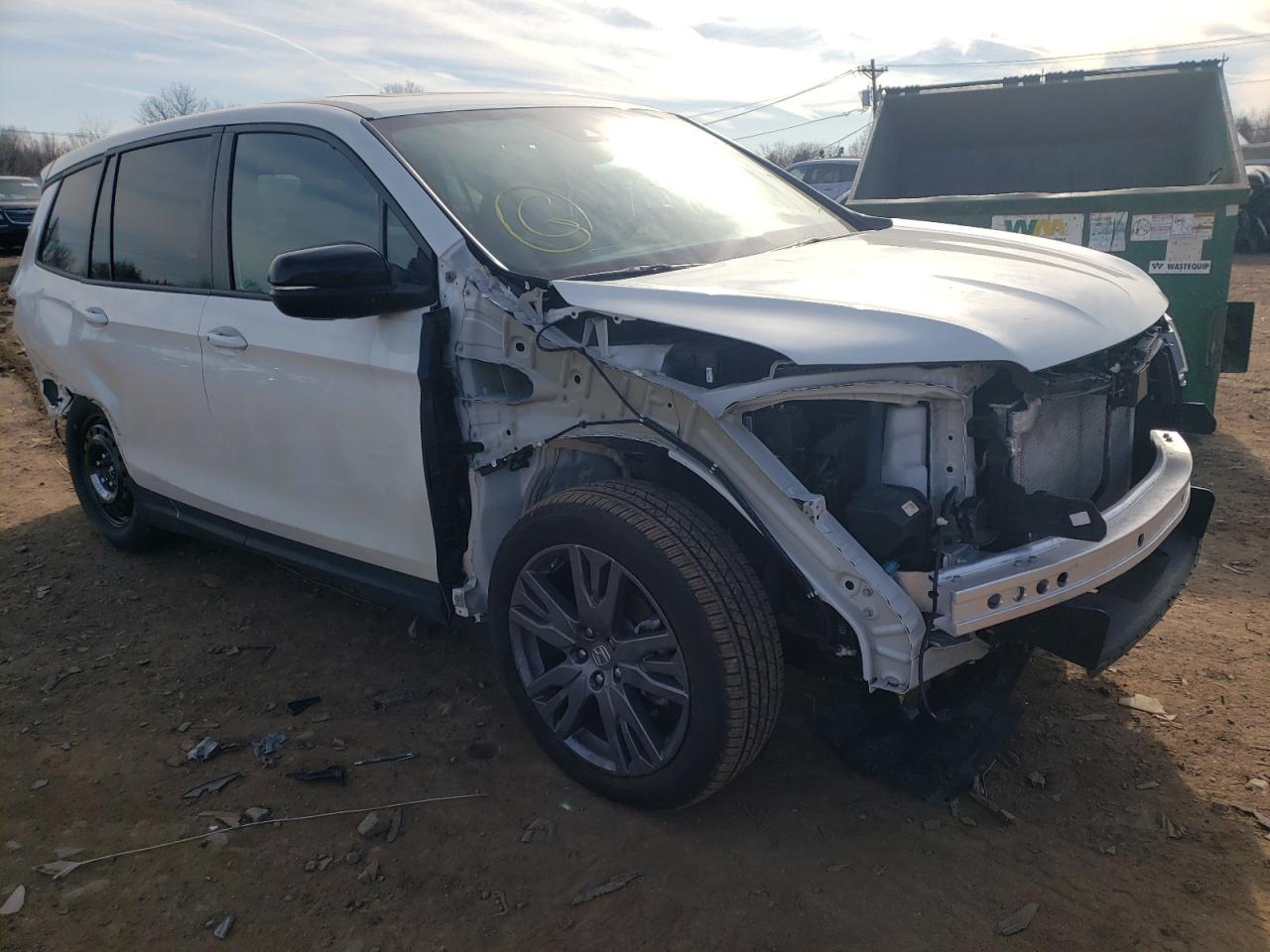 HONDA PASSPORT E 2021 with VIN 5FNYF8H55MB008733 - Photo from auction