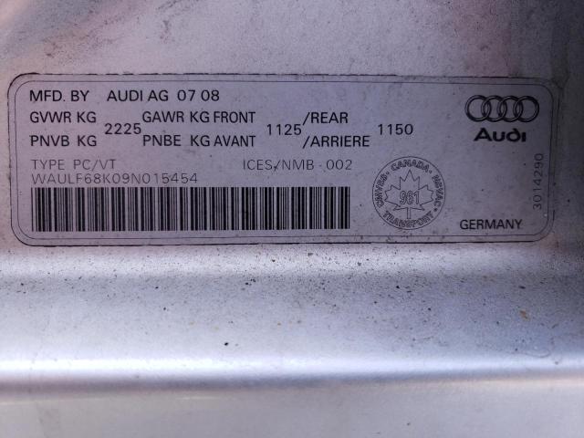 Photo 10 from auction – 2009 AUDI A4 2.0T QU with VIN WAULF68K09N015454
