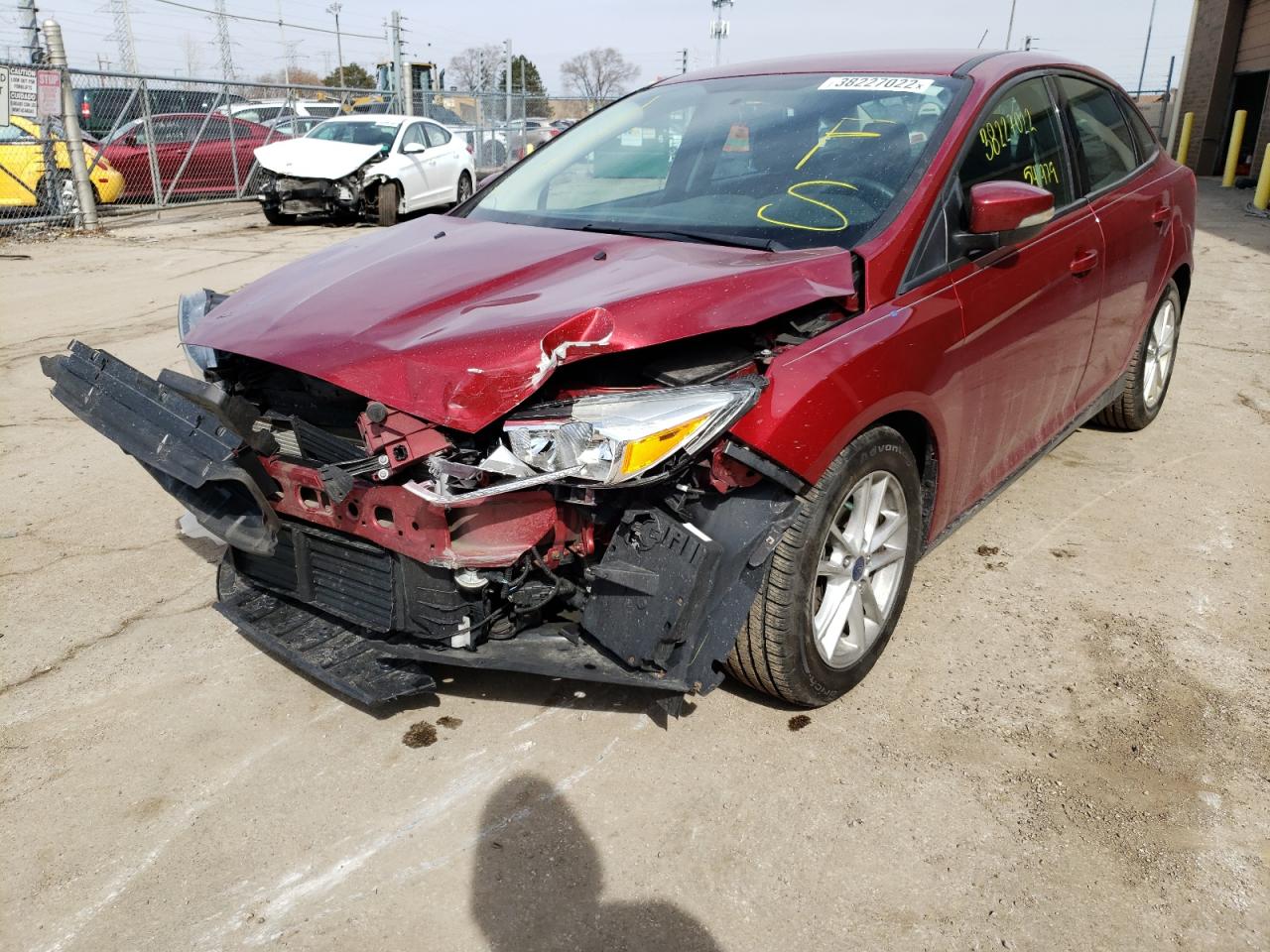 Photo 2 from auction – 2016 FORD FOCUS SE with VIN 1FADP3F25GL335809