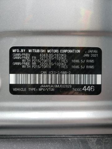 Photo 10 from auction – 2021 MITSUBISHI RVR ES with VIN JA4AHUAU9MU602829