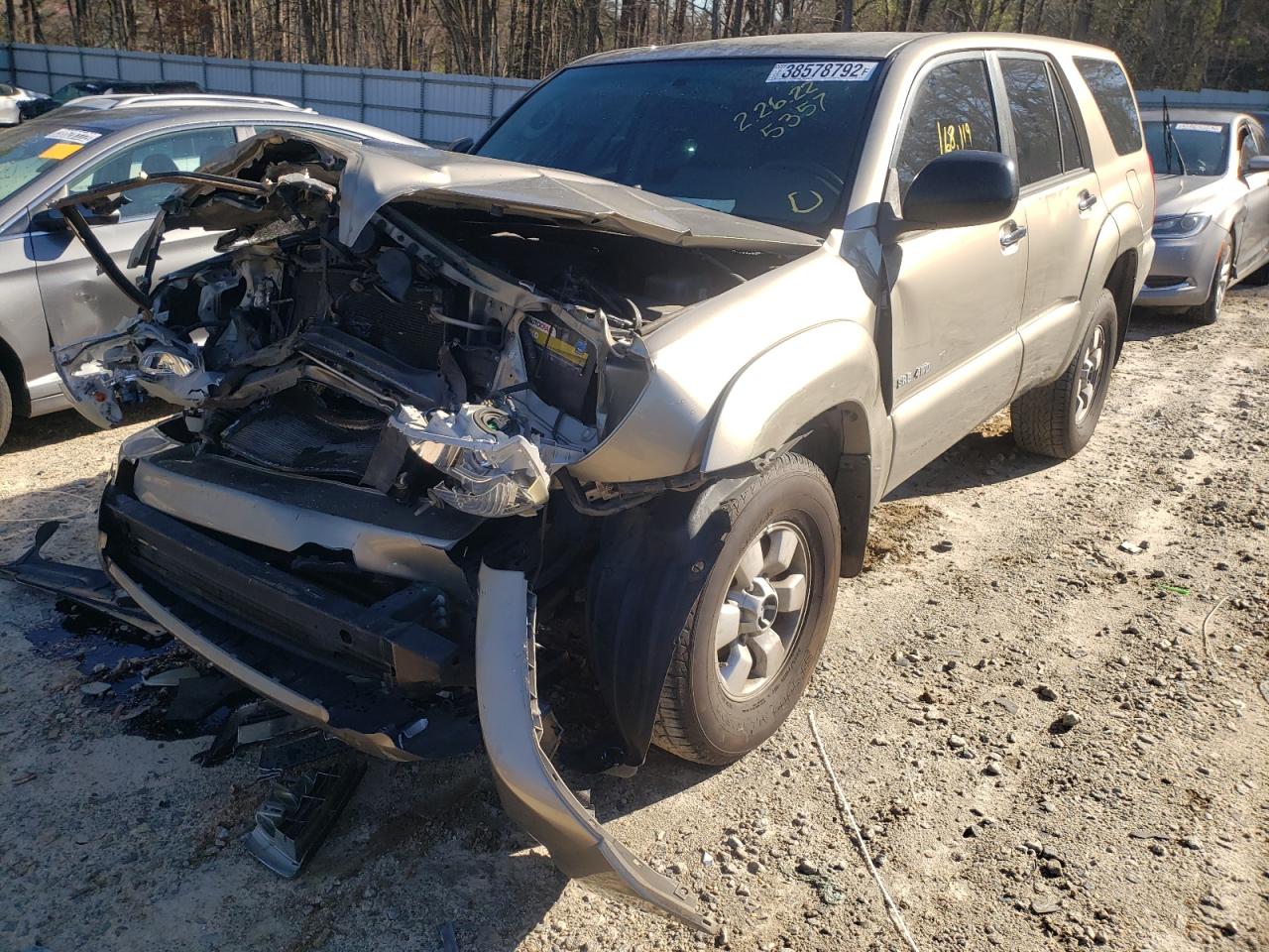 Photo 2 from auction – 2008 TOYOTA 4RUNNER SR with VIN JTEBU14RX8K005357