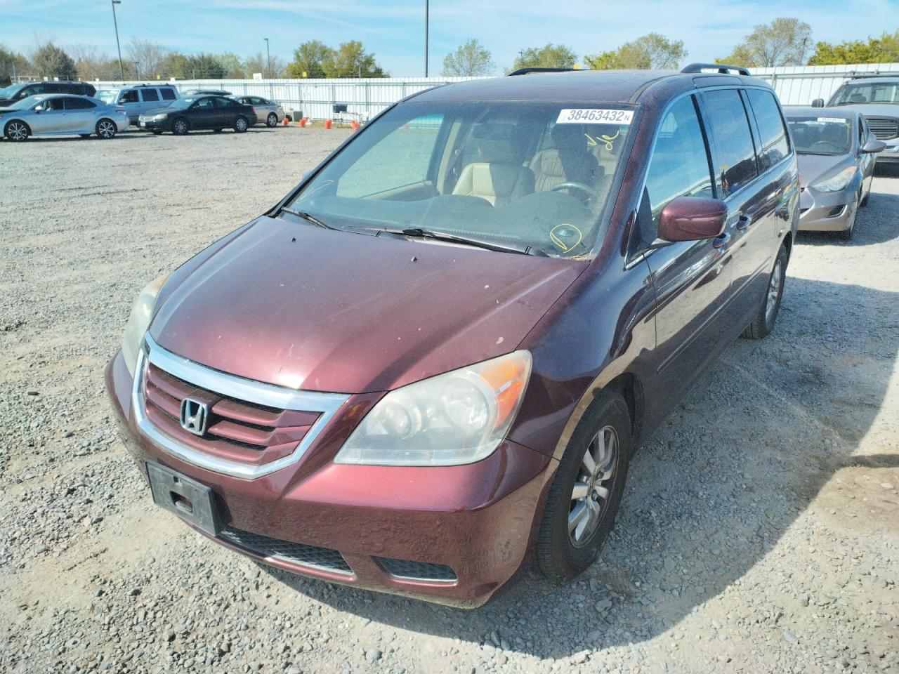Photo 2 from auction – 2008 HONDA ODYSSEY EX with VIN 5FNRL38688B410244