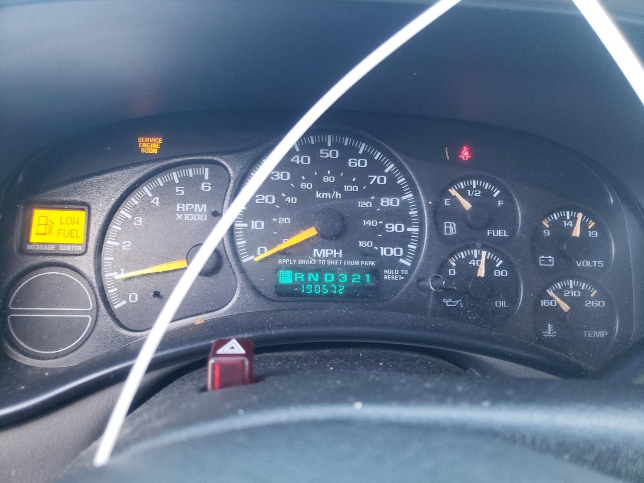 Photo 8 from auction – 2000 GMC NEW SIERRA with VIN 1GTEK19V7YE269521