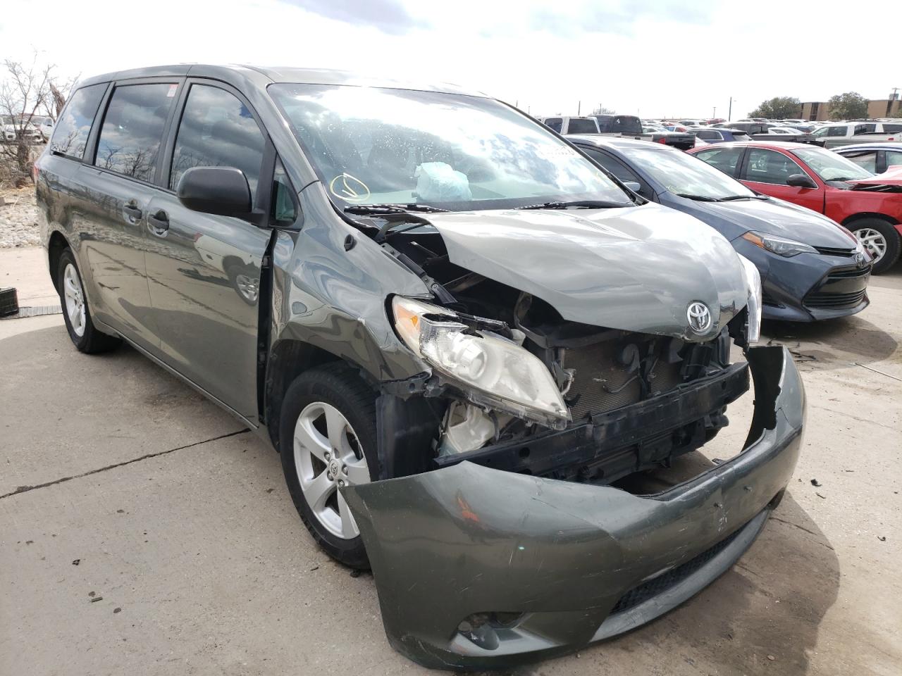 TOYOTA SIENNA BAS 2012 with VIN 5TDKA3DC7CS010747 - Photo from auction