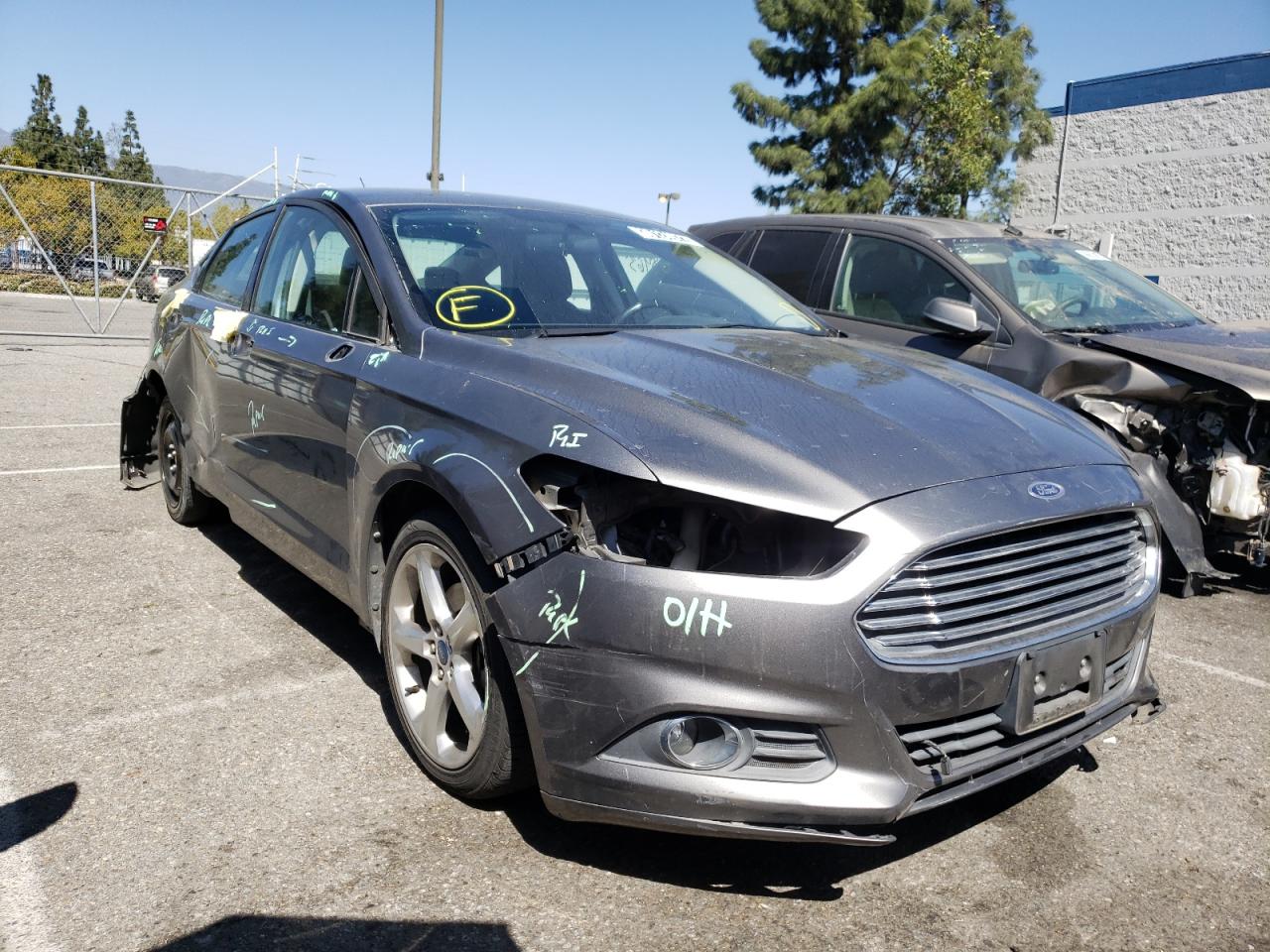 FORD FUSION SE 2013 with VIN 3FA6P0HR7DR371158 - Photo from auction