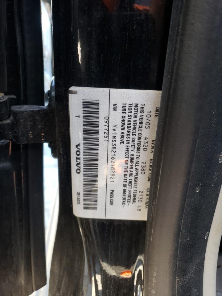 Photo 10 from auction – 2006 VOLVO S40 2.4I with VIN YV1MS382162182821