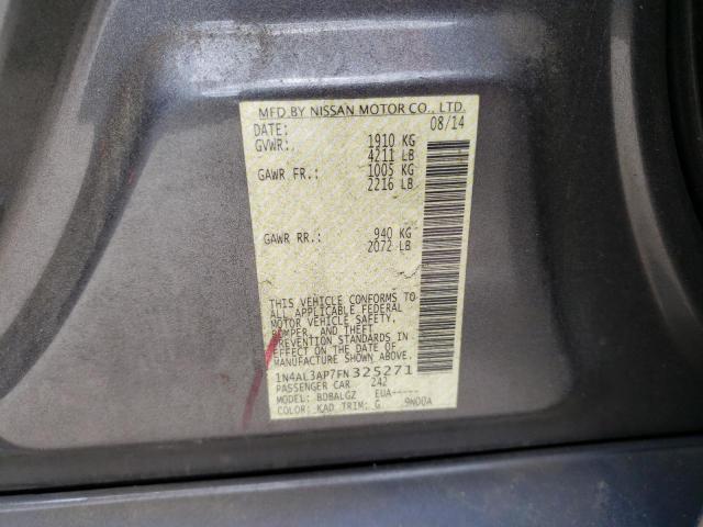 Photo 10 from auction – 2015 NISSAN ALTIMA 2.5 with VIN 1N4AL3AP7FN325271