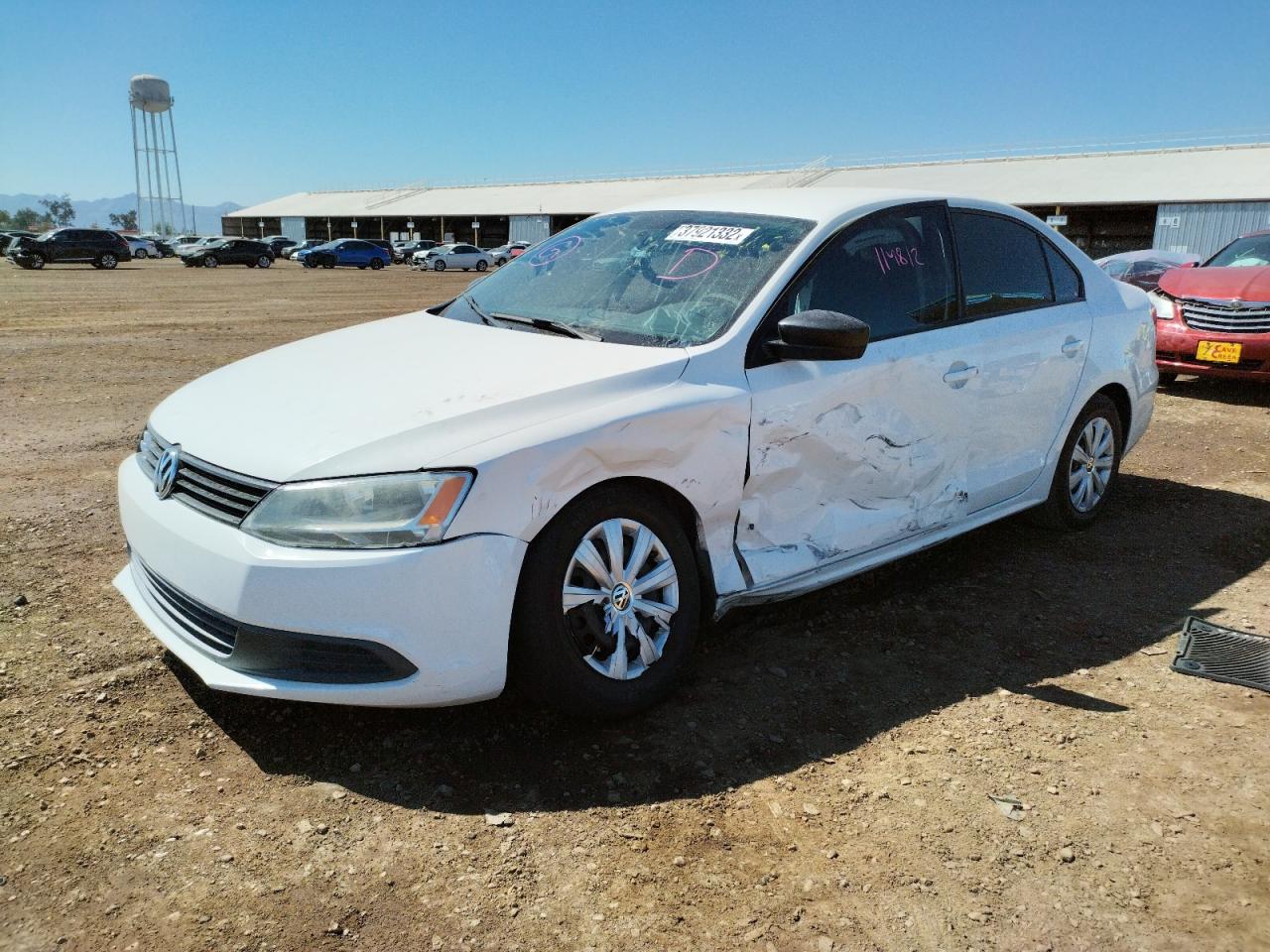 Photo 2 from auction – 2012 VOLKSWAGEN JETTA BASE with VIN 3VW2K7AJ4CM404159