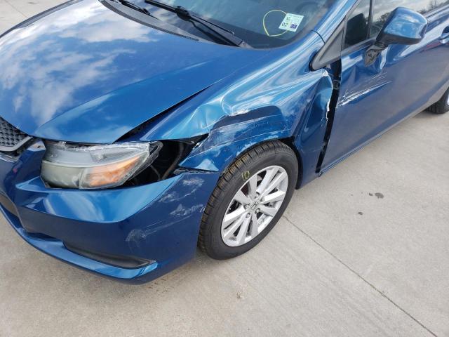 Photo 9 from auction – 2012 HONDA CIVIC EX with VIN 2HGFG3B87CH527058