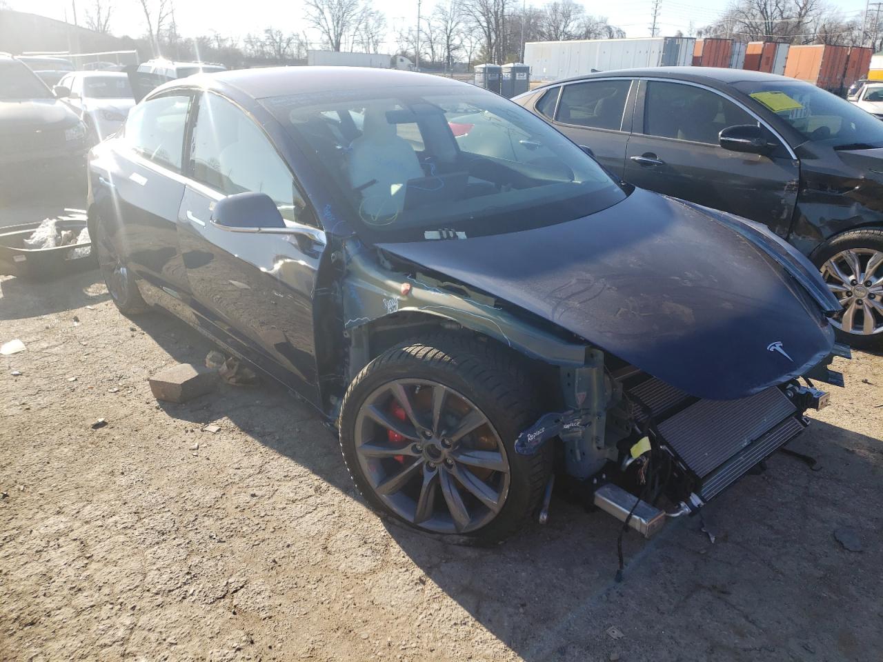 TESLA MODEL 3 2018 with VIN 5YJ3E1EB2JF074182 - Photo from auction