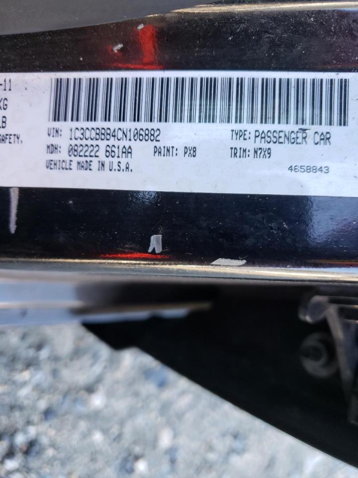 Zdjęcie 10 z aukcji – 2012 CHRYSLER 200 TOURIN z VIN 1C3CCBBB4CN106882