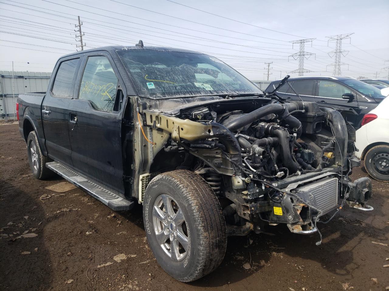FORD F150 SUPER 2019 with VIN 1FTEW1E46KKD62718 - Photo from auction