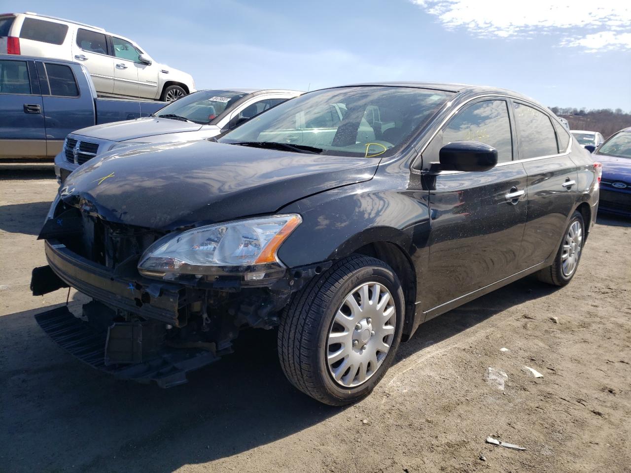 Photo 2 from auction – 2014 NISSAN SENTRA S with VIN 1N4AB7AP8EN851997