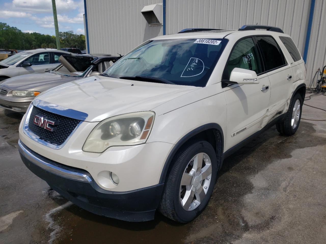 Photo 2 from auction – 2008 GMC ACADIA SLT with VIN 1GKER23758J283408