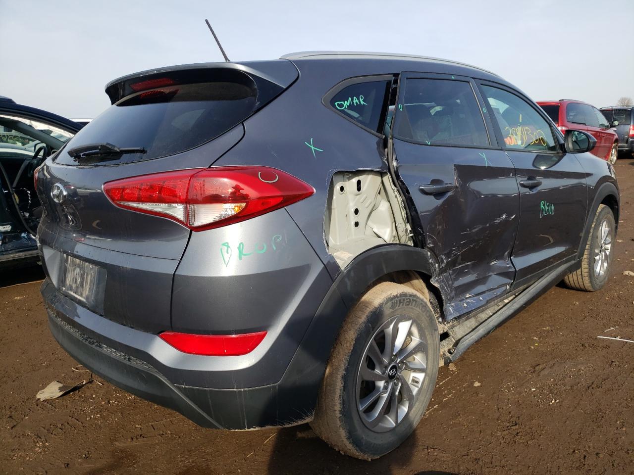 Photo 4 from auction – 2016 HYUNDAI TUCSON LIM with VIN KM8J33A41GU135825