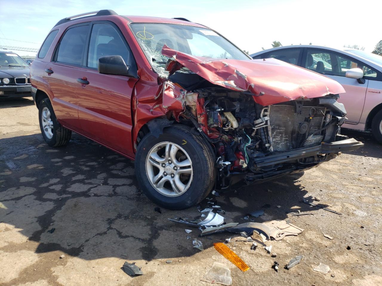 KIA SPORTAGE E 2008 with VIN KNDJE723487526446 - Photo from auction