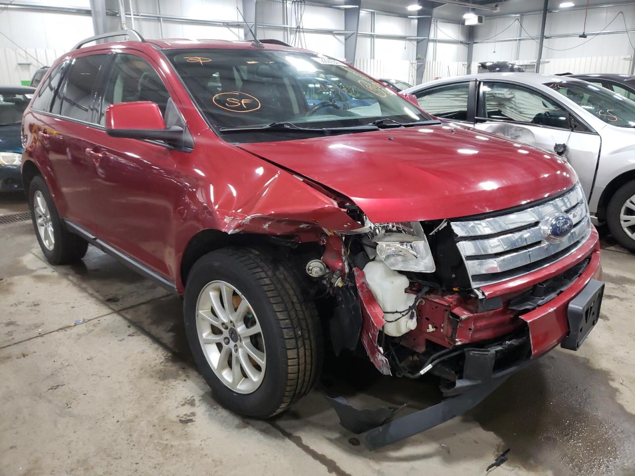 FORD EDGE SEL 2009 with VIN 2FMDK38C69BA66989 - Photo from auction