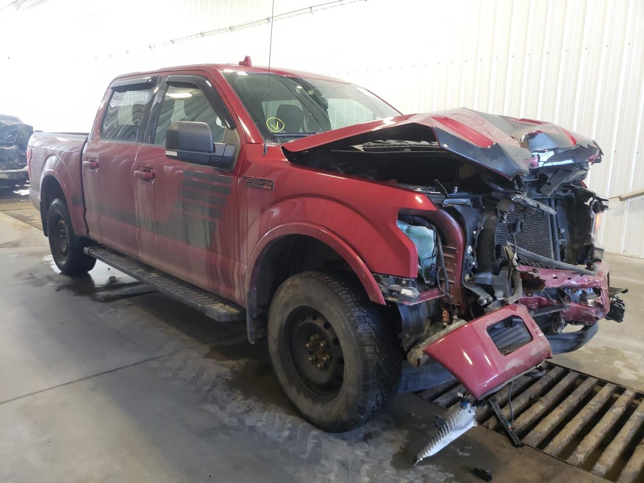 FORD F150 SUPER 2018 with VIN 1FTEW1E59JFB06282 - Photo from auction