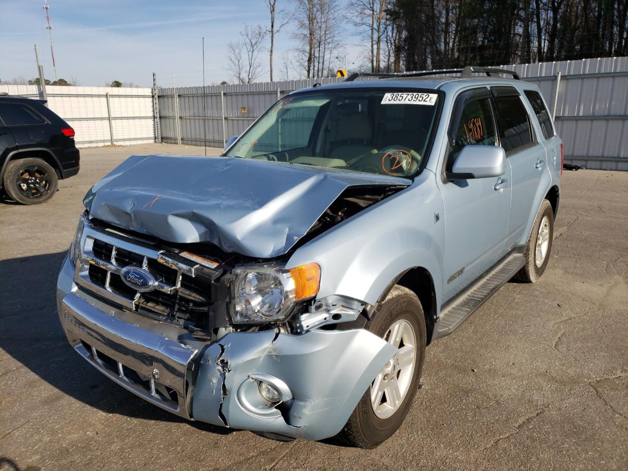 Photo 2 from auction – 2008 FORD ESCAPE HEV with VIN 1FMCU59H48KE09122