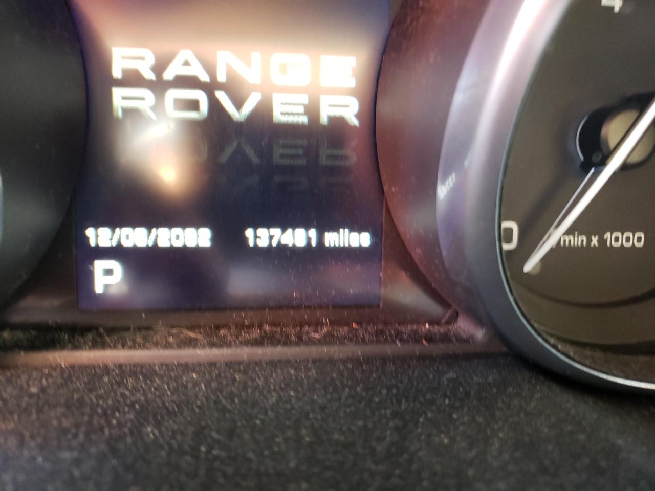 Photo 8 from auction – 2013 LAND ROVER RANGE ROVE with VIN SALVR2BG7DH802353