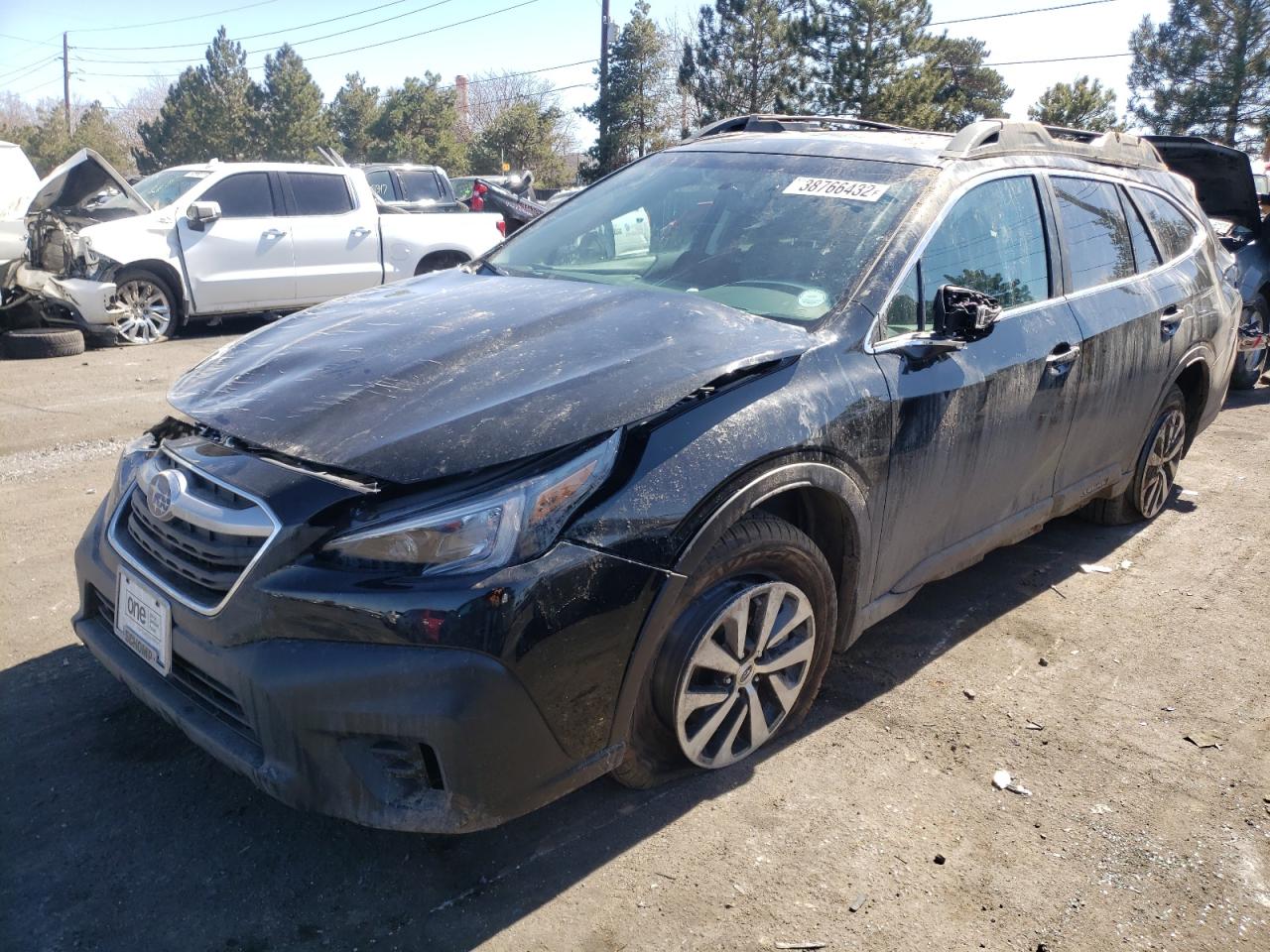 Photo 2 from auction – 2022 SUBARU OUTBACK PR with VIN 4S4BTAFC7N3187374