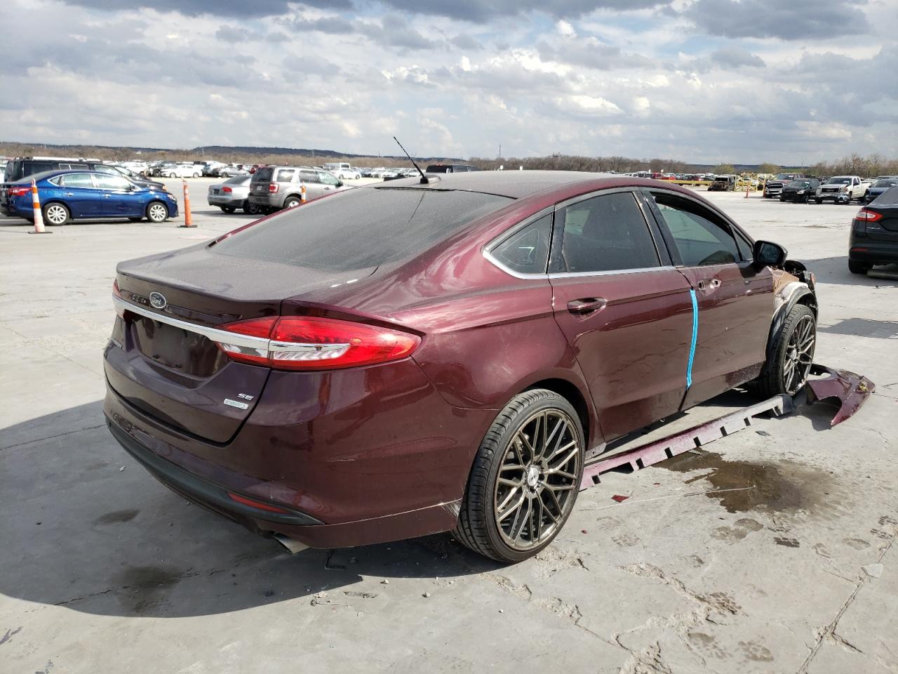 Photo 4 from auction – 2017 FORD FUSION SE with VIN 3FA6P0HD5HR273532