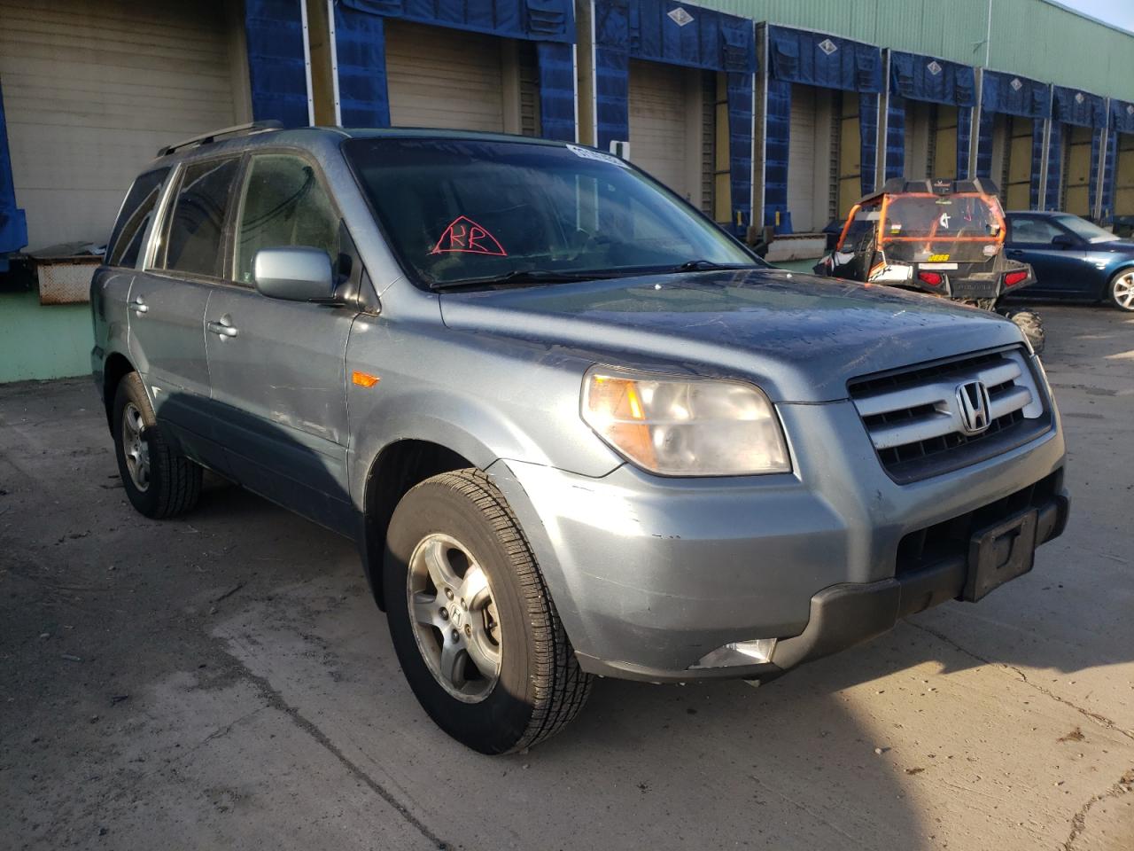 HONDA PILOT EX 2007 with VIN 2HKYF18467H534969 - Photo from auction