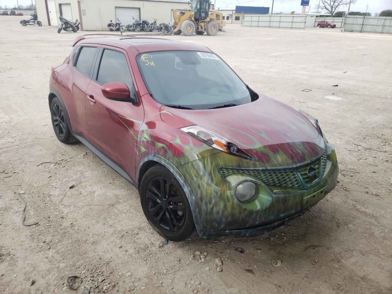 NISSAN JUKE S 2013 with VIN JN8AF5MR6DT212161 - Photo from auction