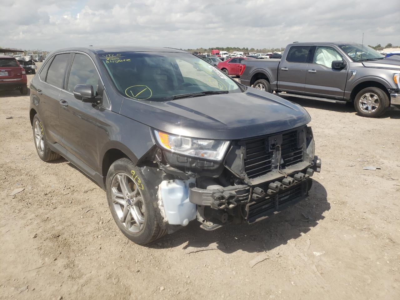 FORD EDGE TITAN 2015 with VIN 2FMTK3K93FBB16462 - Photo from auction