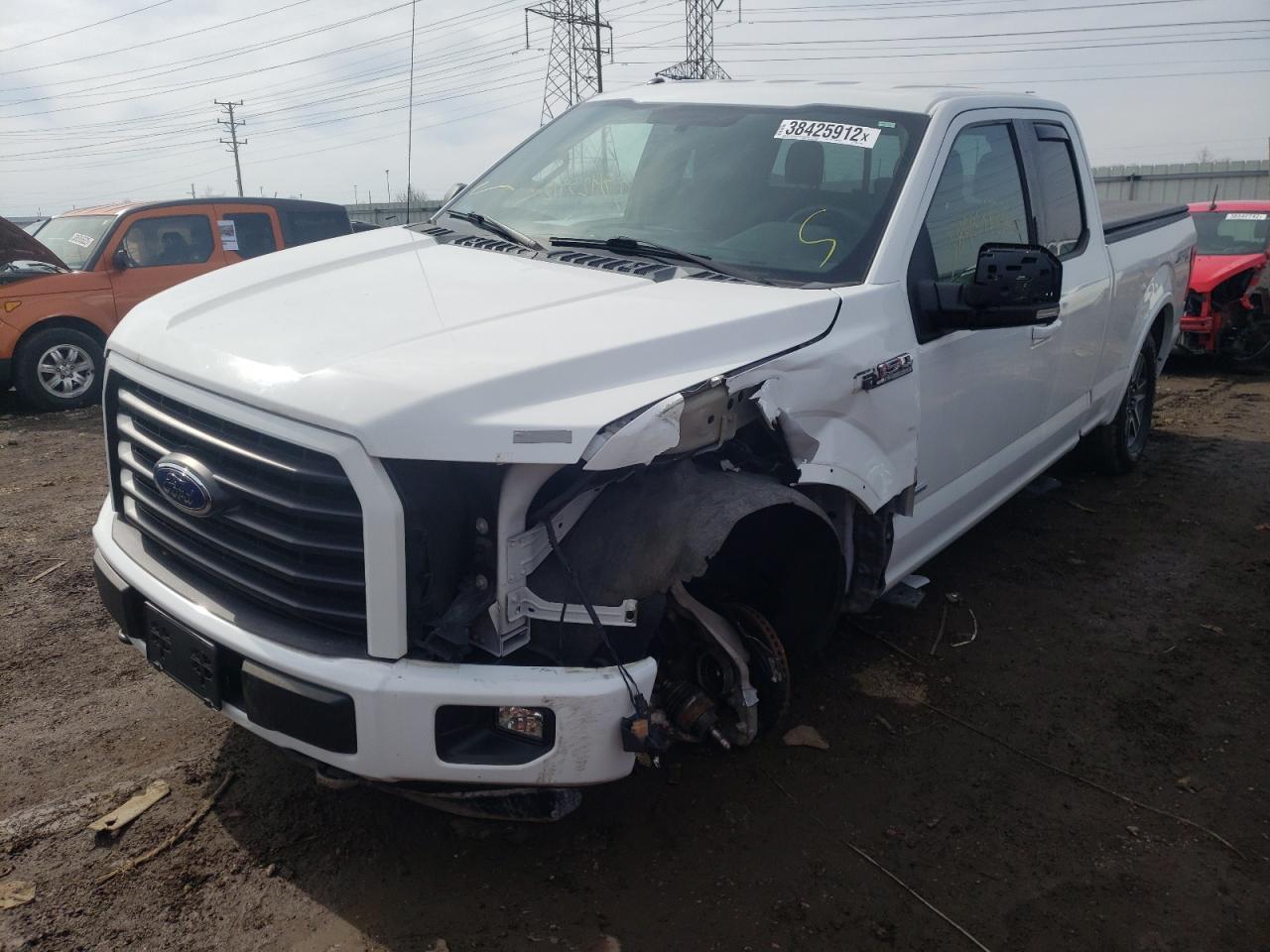 Photo 2 from auction – 2015 FORD F150 SUPER with VIN 1FTEX1EP1FFC37583